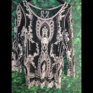 Sheer boho Blouse by You Are Not Alone